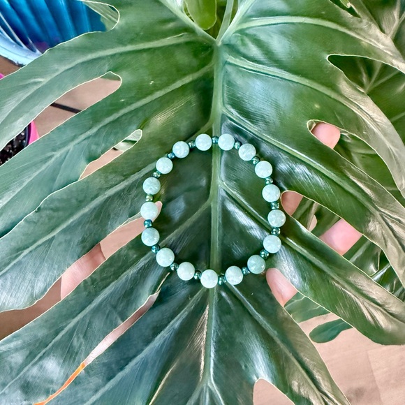 Amazonite & Hematite bracelet (one) - Picture 3 of 6